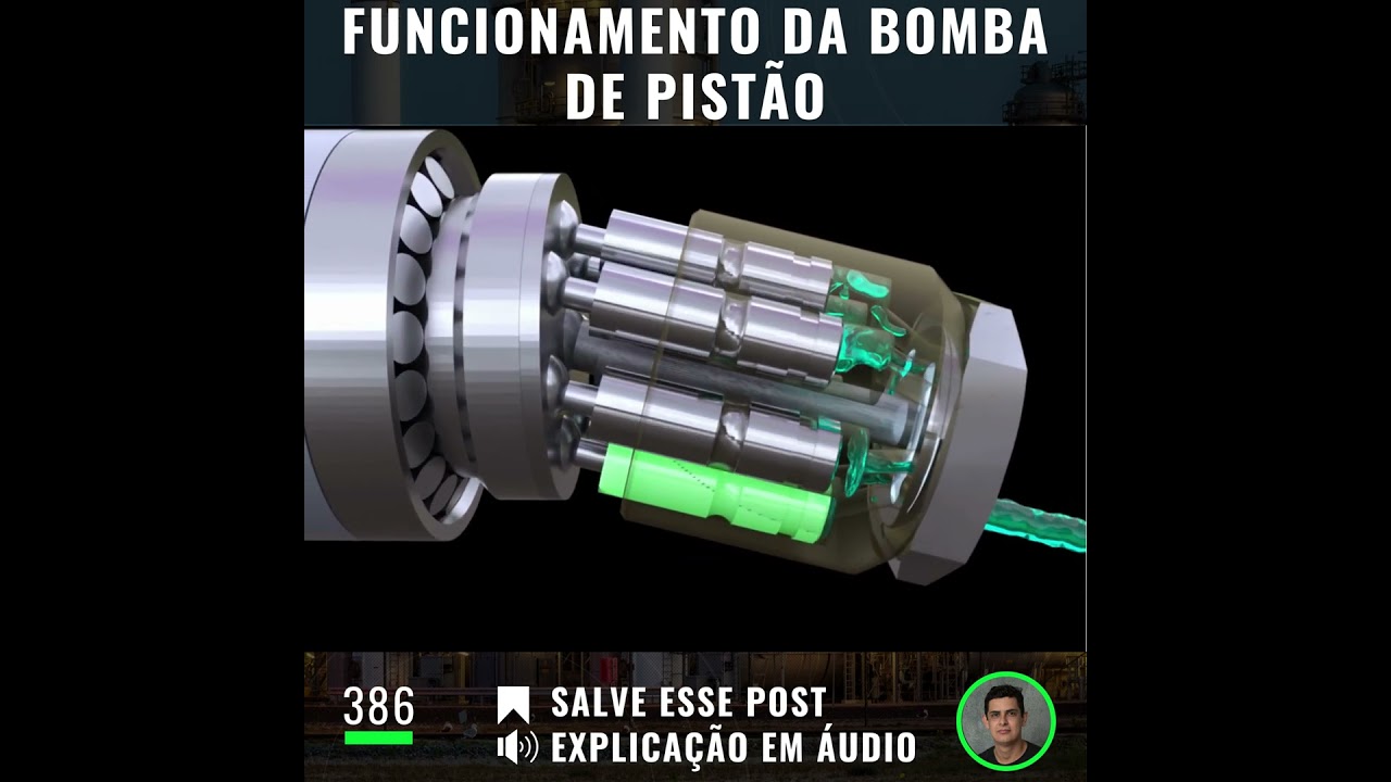 386.  FUNCIONAMENTO DA BOMBA DE PISTÃO