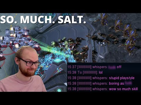 Grandmaster Zerg Gets Salty Against Mass Ghosts - Ghosts to GM