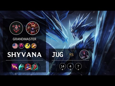 Shyvana Jungle vs Elise - NA Grandmaster Patch 11.7