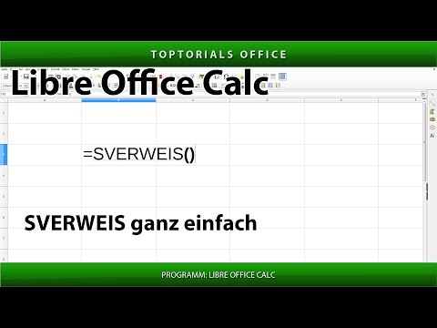 SVERWEIS einfach erklärt (LibreOffice Calc)