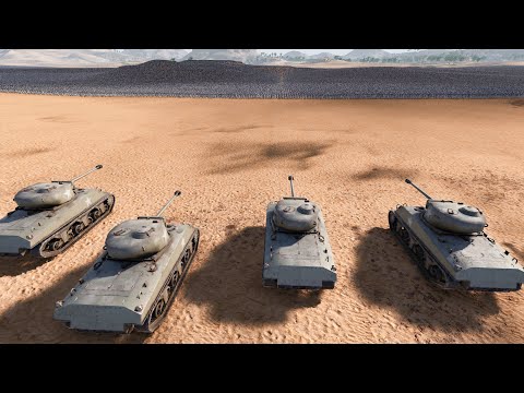 1 MILLION Heavy Knights vs 50 Shermans | Ultimate Epic Battle Simulator 2
