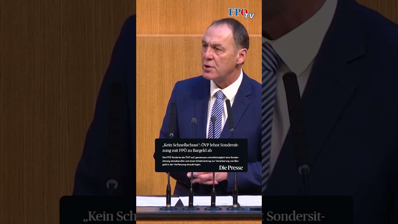 FPÖ, die einzige Kraft, die dein Bargeld schützt!