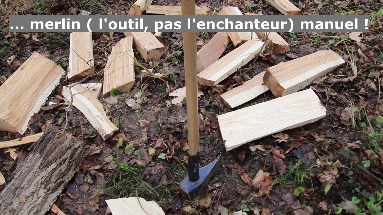 Fendeuse vs merlin. Qui fend le bois plus vite dans la forêt 