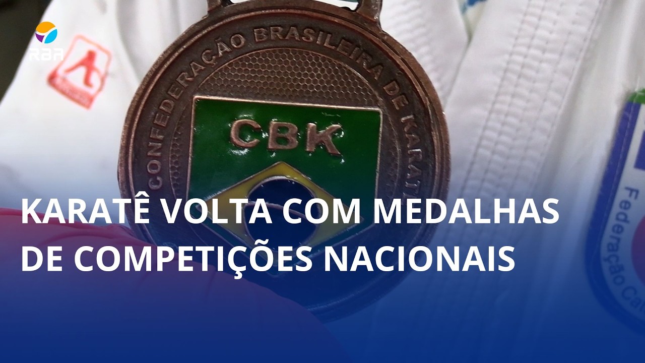 Karatê volta com medalhas de competições nacionais