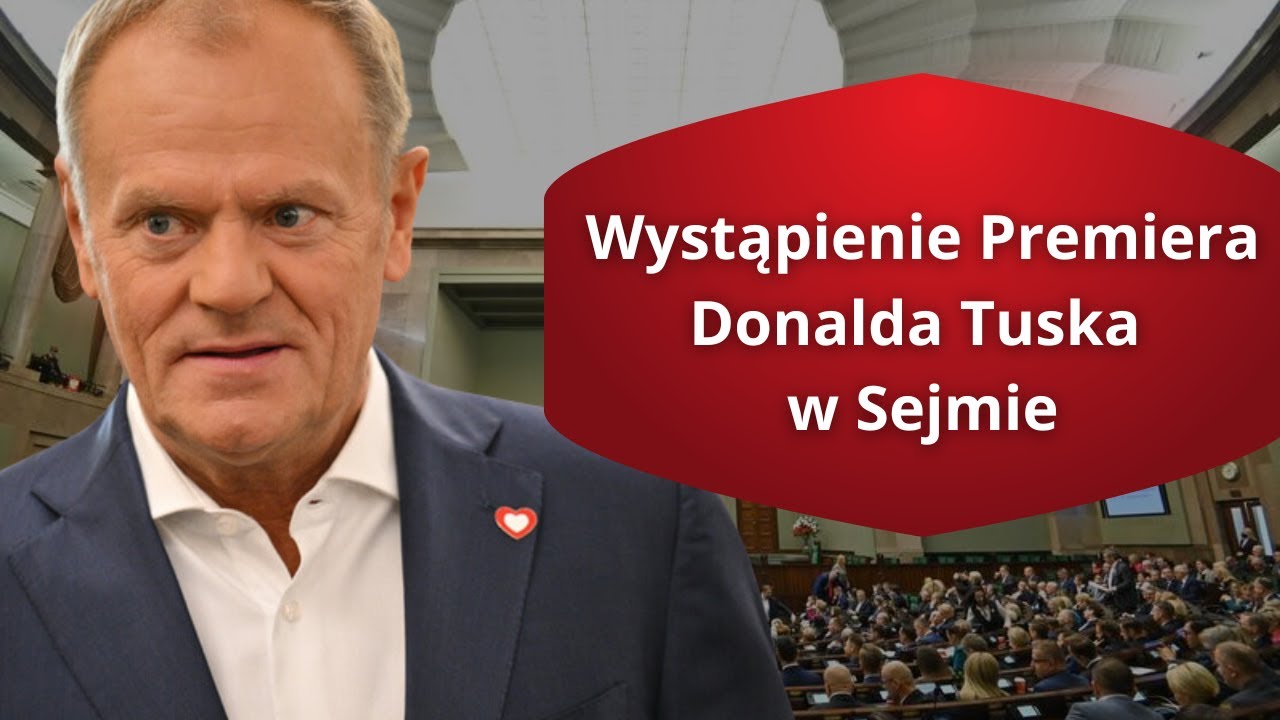 Donald Tusk - wystąpienie w Sejmie