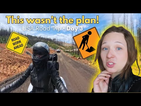 Detours, Delays & Disappointment | Day 3 of Our USA Motorcycle Trip