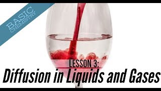 Basic Chemistry. Lesson - 3: Diffusion of liquids and gases (GCSE Science) Basic Chemistry. Lesson - 3: Diffusion of liquids and gases (GCSE Science)