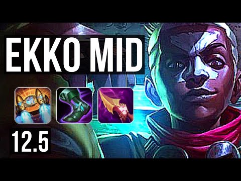 EKKO vs ORIANNA (MID) | 5/0/6, 1.6M mastery | EUW Master | 12.5