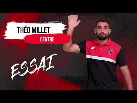 J11 PRO D2 AGEN-OYONNAX : Essai Théo Millet