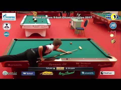Kalyaev Daniil v Шкудов Дмитрий World Juniors 9 ball Championship 2017