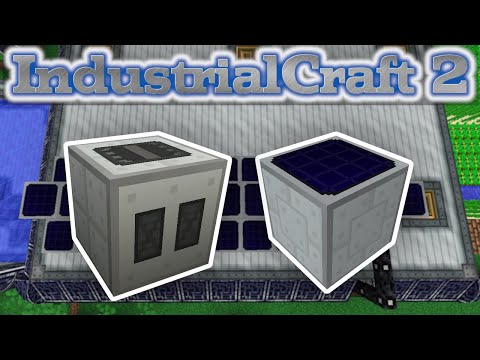 Industrial Craft 2 Mod Spotlight EP 7 - IC2 Metal Former and IC2 Solar Panel! Solar Flower Design!