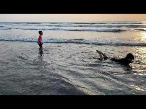 Neeil and Nyra masti on the beach