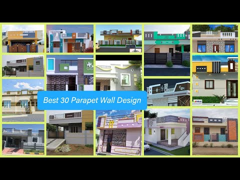 Modern parapet wall design || Beautiful parapet wall ideas || Front elevation with Roof parapet wall