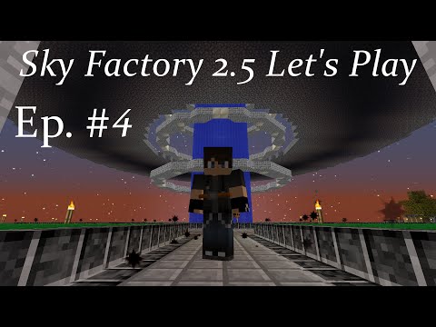 Minecraft SkyFactory 2.5 Lp Ep 4: Auto Sieve and Semi-Auto Obsidian