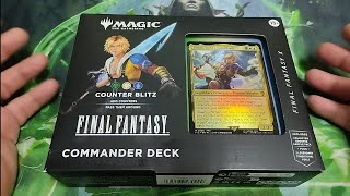 MTG - Final Fantasy - Commander Deck - Counter Blitz - Unboxing