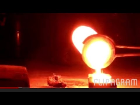 1000 + Degrees 1kg Copper Ingot made from Melting Down Scrap Copper Bar in my Mini Furnace