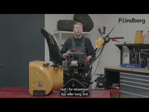 Snøfreser med belter - 66 cm arbeidsbredde, 252cc motor