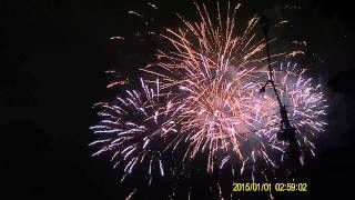 preview picture of video 'Новогодний фейерверк салют Архангельск 2015 (2 камера) Fireworks in Arkhangelsk'