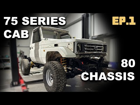 75 SERIES LANDCRUISER ON AN 80 CHASSIS!
