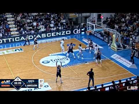 Highlights Pallacanestro Roseto - La T Tecnica Gema Montecatini 19 gennaio 2025