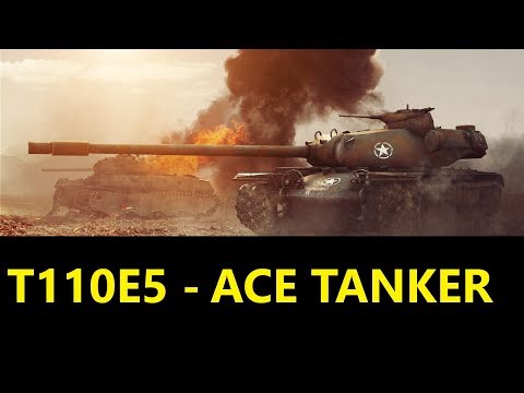 WoTBlitz : T110E5 // 5200 DMG 3 Kills // D4RKK_F1RE