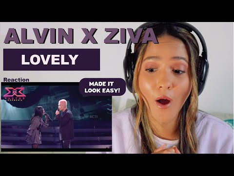 ALVIN X ZIVA MAGNOLYA - LOVELY ( BILLIE EILLISH) | X FACTOR INDONESIA 2021 | REACTION!!