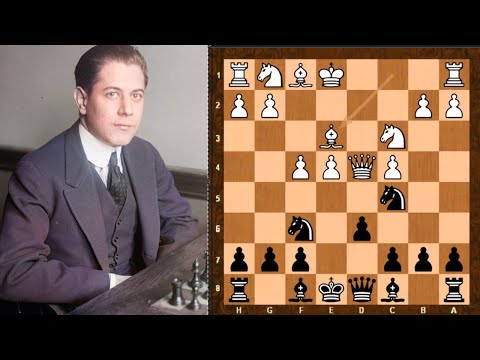 Tactical complexities navigated well || Juan Corzo vs Jose Raul Capablanca || Havana (1913)