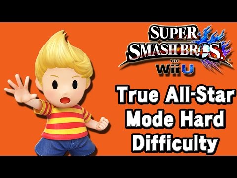Super Smash Bros. For Wii U (True All-Star Mode Hard Difficulty | Lucas) 60fps