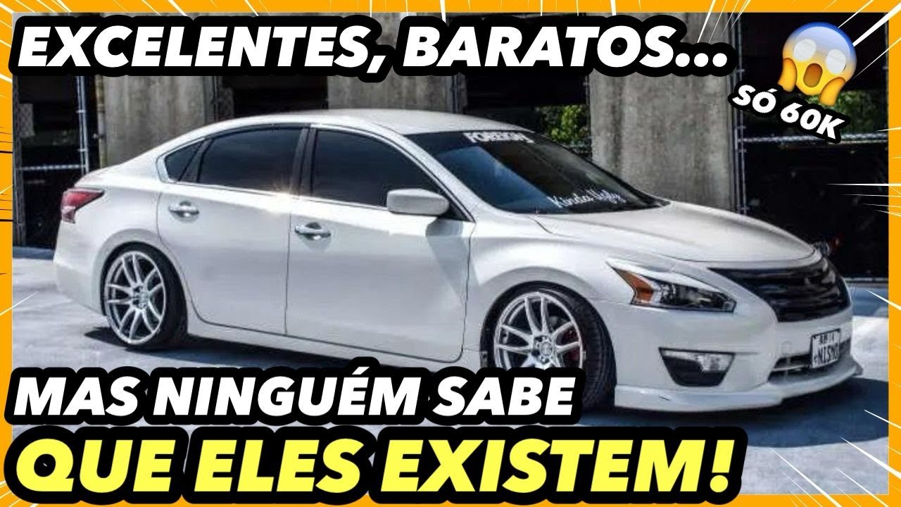 5 CARROS BONS BARATOS E ESQUECIDOS PELA MAIORIA - VOCÊ NÃO VAI ACREDITAR NO PREÇO DELES!