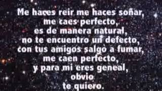 Me Caes Perfecto-Moderatto Letra