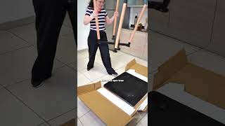Video de Mesa para comedor cuadrada diseño nórdico Eames Utile 70 cm