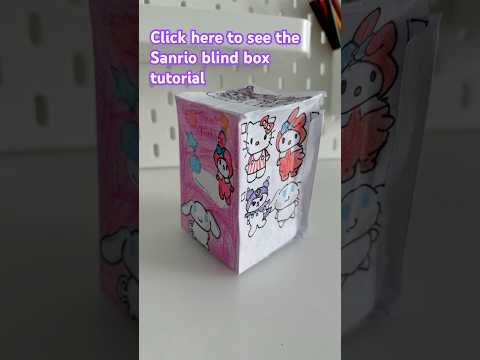 Let’s make a Sanrio squishy blind box!!! #diy #sanrio #blindbox #tutorial #papercraft
