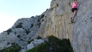 preview picture of video 'Via Ferrata La Panoramique - Saint-Paul-de-Fenouillet - GoPro'