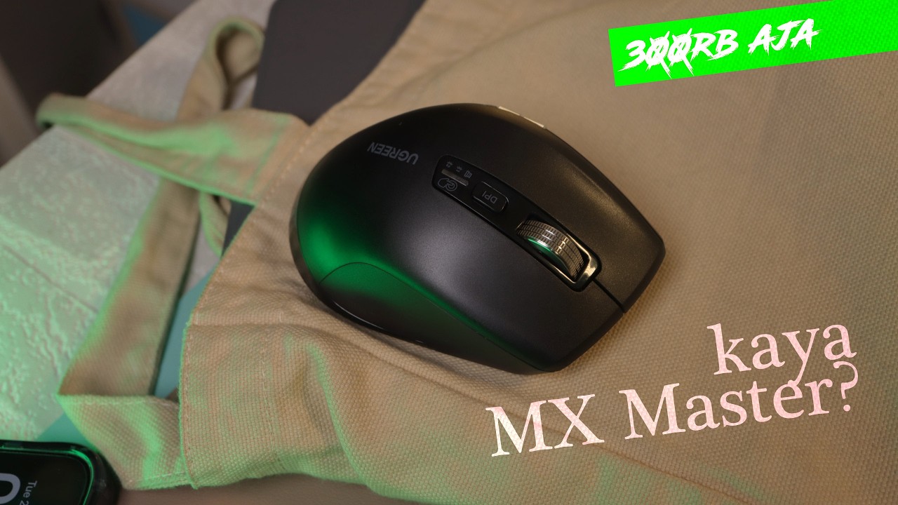 Jajal UGREEN Mouse Hyper Speed M751 (ada Horizontal Scroll), Mampukah Gantiin Logitech MX Master 2S?