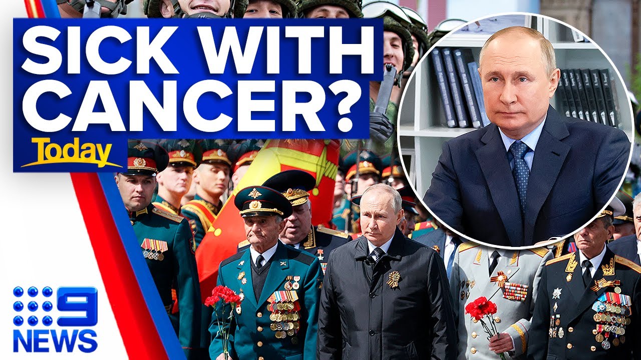 Reports coup against Putin underway as cancer speculation grows | 9 News Australia