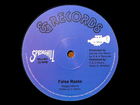 Naggo Morris - False Rasta + version & Dubplate cut (10")