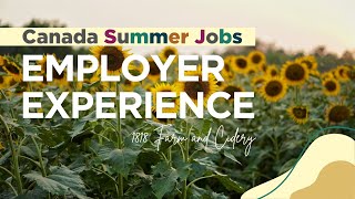 1818 Farm and Cidery's employer experience with Canada Summer Jobs