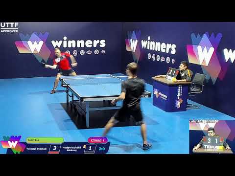 Teteruk Mikhail - Nadporozhskii Aleksey WINners. CUP Table Tennis 7 06.01.2021 20:15