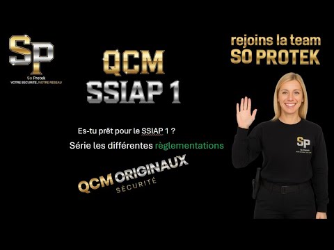 🔥 QCM SSIAP 1 : La Réglementation – Maîtrise les textes de loi sans t'endormir ! 👮‍♂️💥