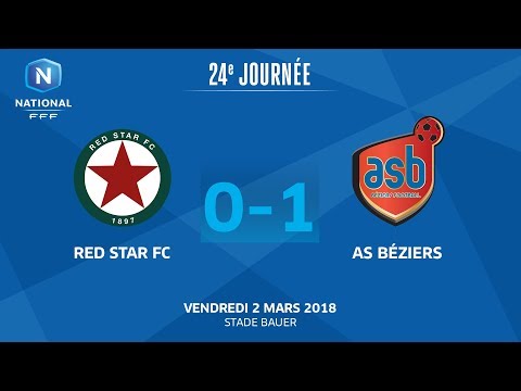 J24 : Red Star FC - AS Béziers (0-1) I National FFF 2018