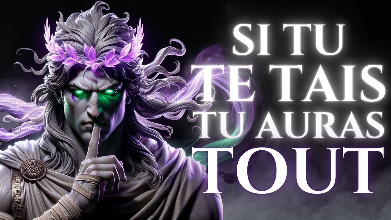 Tais-toi et Agis Comme Si Tu N'avais Rien à Perdre | STOÏCISME