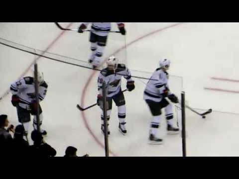 Jason Pominville during pre-game warm-up at the Wild @ Senators hockey game