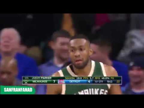 Jabari Parker at Pistons (28/12/2016) - 31 Pts, 9 Rebs, 7 Assists, 13-18 FGM, 4-7 Threes!