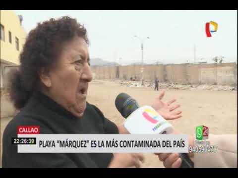 Callao: así luce la playa Márquez, la más contaminada del Perú