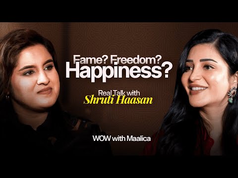 Money, Mental Health & Meaning, Life Lessons That Matter! ft. Shruti Haasan | WOW with Maalica