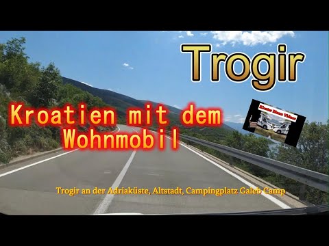 Entdeckungen mit dem Wohnmobil. Was für ein schönes Städtchen - Trogir. Campingplatz Galeb Camp.
