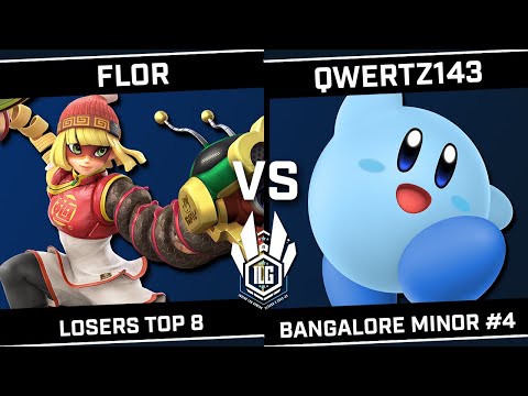 FLOR (Min Min) vs qwertz143 (Kirby/Mii Gunner) - ILG Bangalore Minor #4