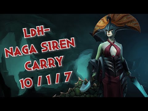 LdH - NAGA SIREN Carry 7.25 - Ancient Gameplay - Dota 2