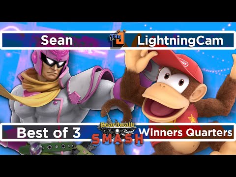 Boardwalk Smash #23 Winners Quarters - Sean (Captain Falcon) vs. LightningCam (Diddy Kong)