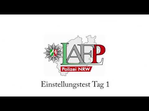 Polizei NRW Auswahlverfahren - PC Einstellungstest Polizei NRW im LAFP Münster